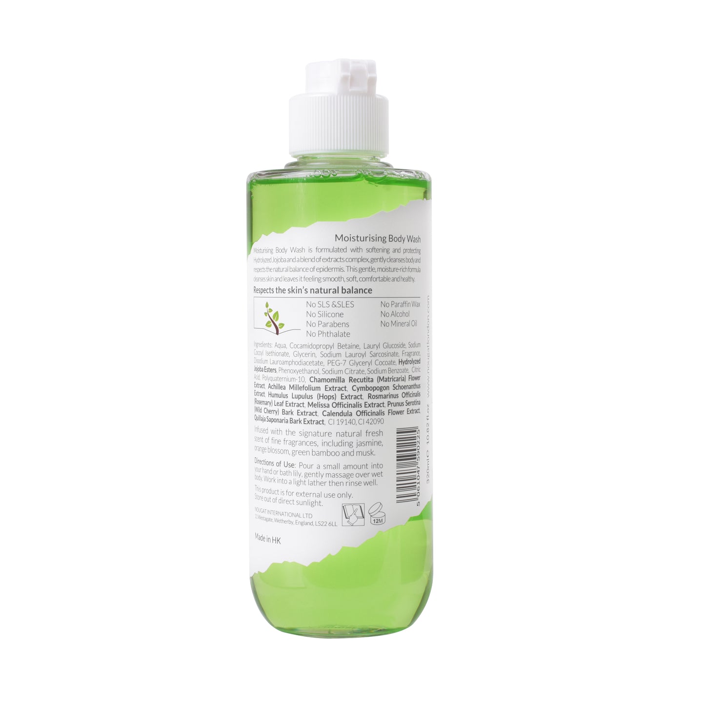 水潤香氛沐浴露（茉莉青竹） 320ML